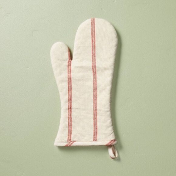 Hearth & Hand Magnolia Holiday Striped Oven mitt - Picture 7 of 7